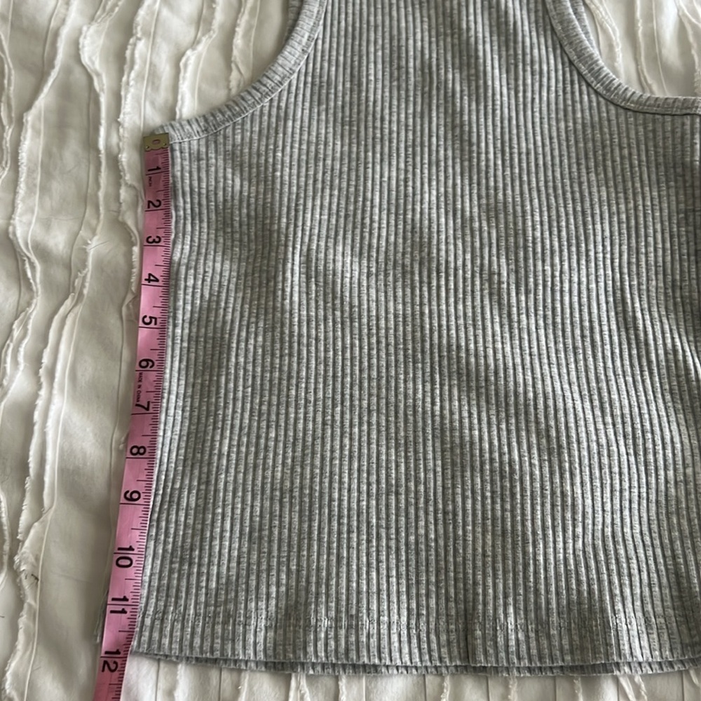 H&M Gray Ribbed Tank Top - Picture 5 of 7